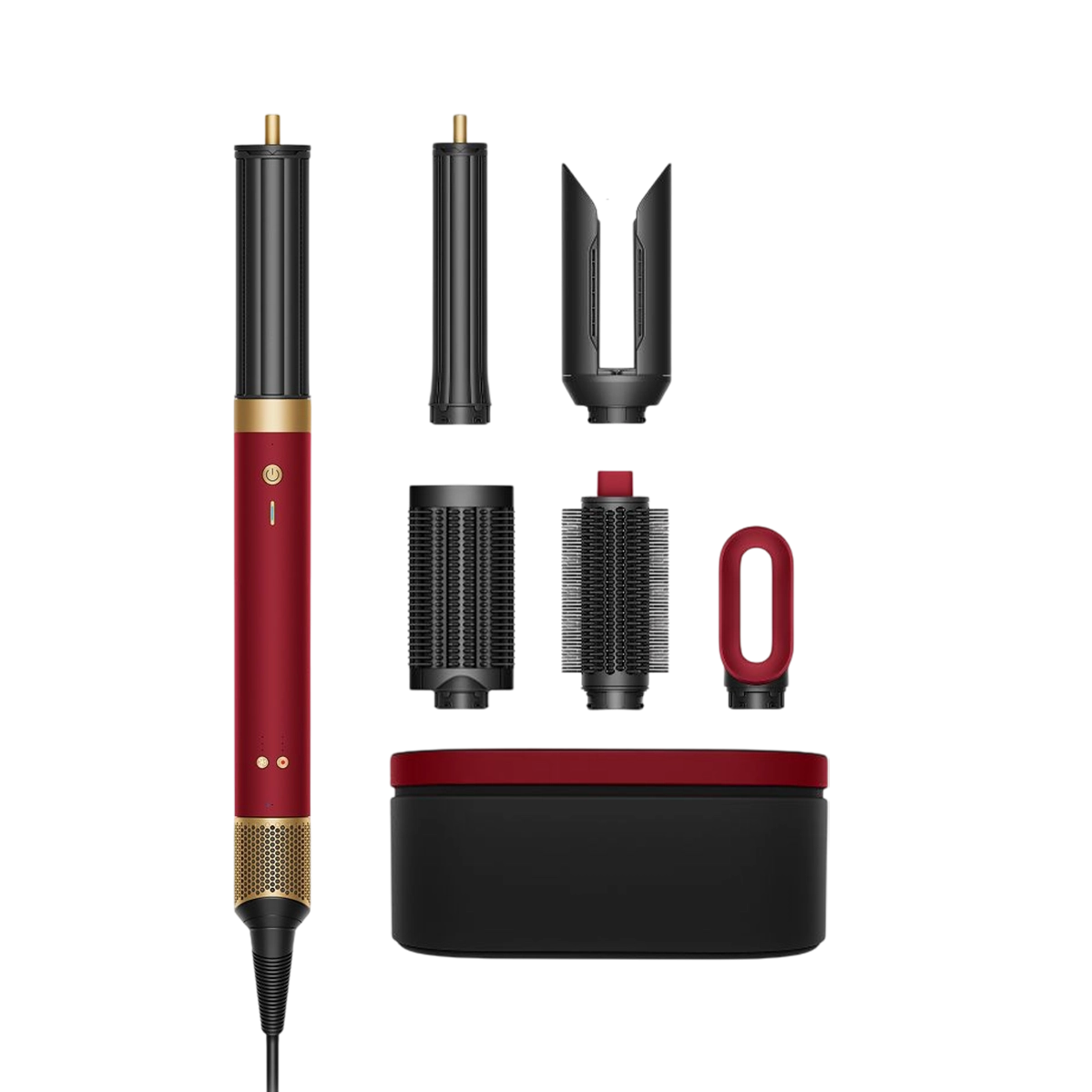Мультистайлер-фен Dyson Airwrap Co-anda2x Multi-styler & Dryer Straight+Wavy - Red Velvet/Gold (176955-01) EU