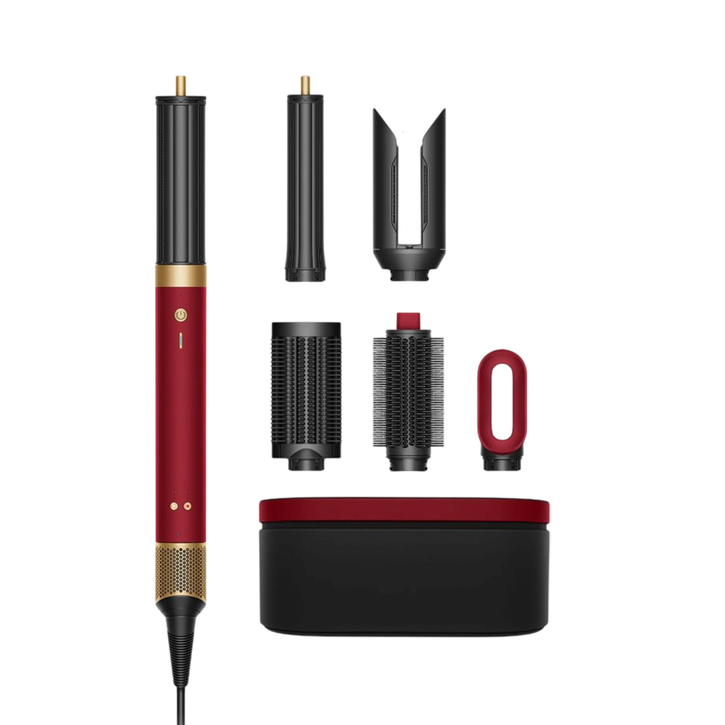 Мультистайлер-фен Dyson Airwrap Co-anda2x Multi-styler & Dryer Straight+Wavy - Red Velvet/Gold (176955-01) EU
