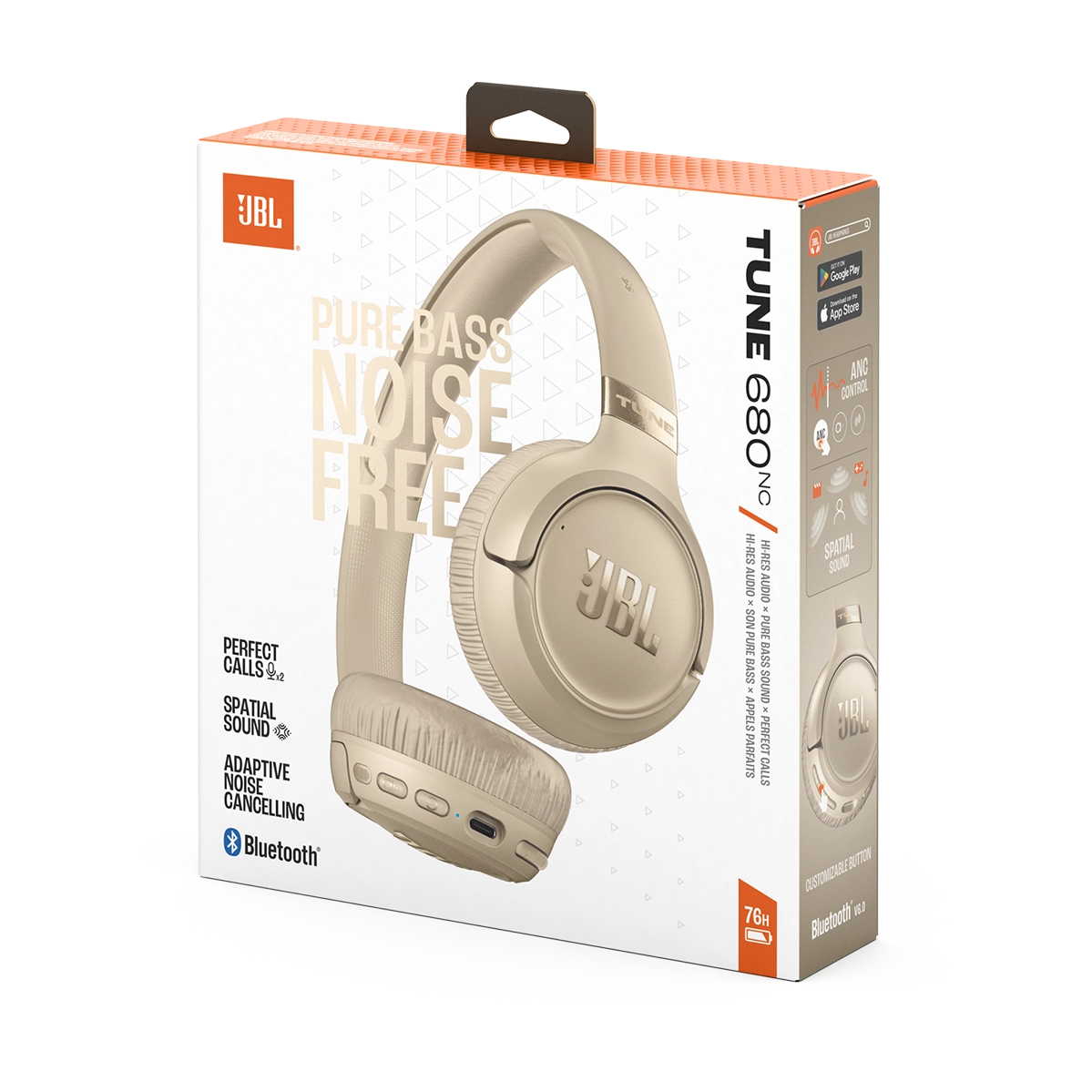 Навушники JBL Tune 680NC - Beige (JBLT680NCBEG)