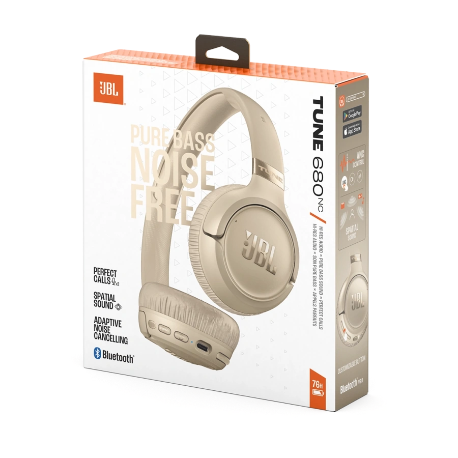 Навушники JBL Tune 680NC - Beige (JBLT680NCBEG)