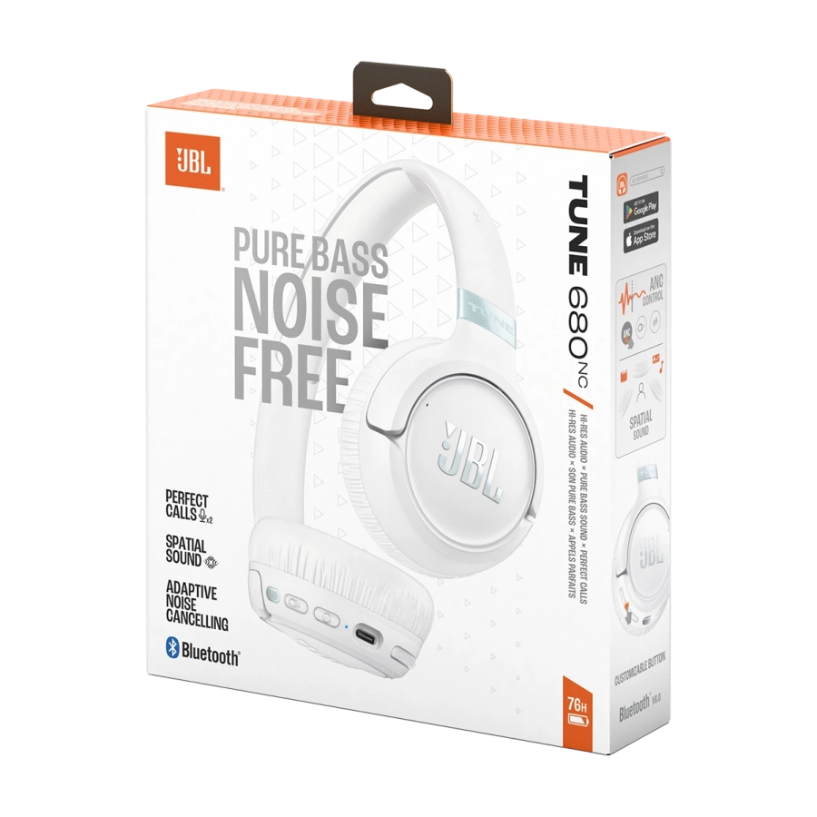 Навушники JBL Tune 680NC - White (JBLT680NCWHT)