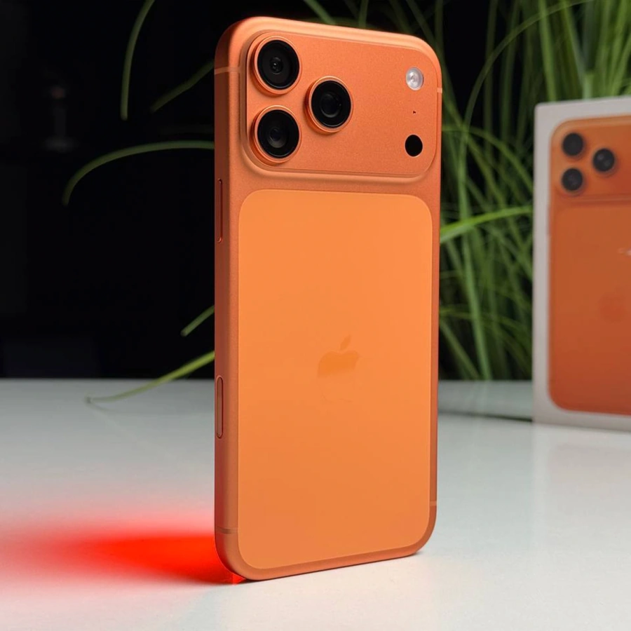 OPEN BOX Apple iPhone 17 Pro Max 512GB eSim Cosmic Orange (MFXL4, MFYD4) - Стан: ідеальний | Акумулятор: 100% | Комплектація: повний | Гарантія: 6 міс.