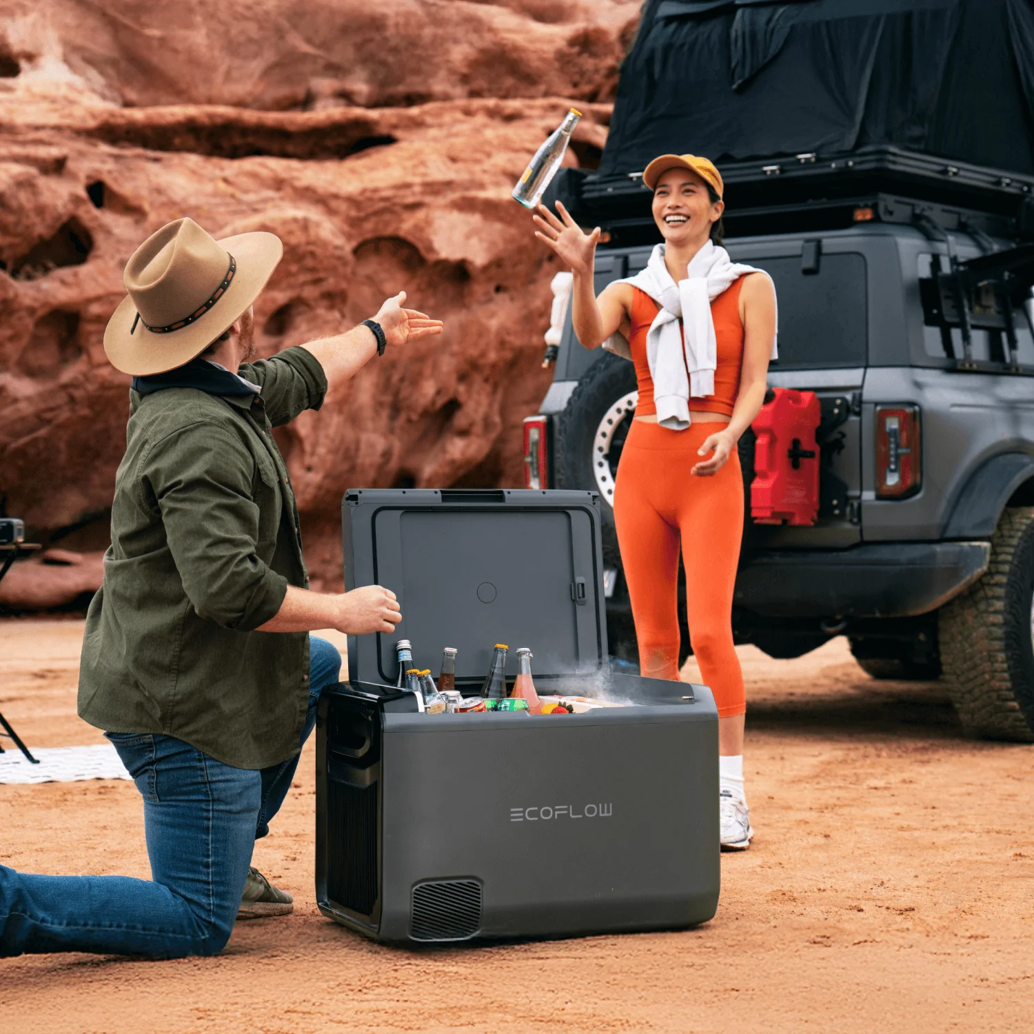 Портативний холодильник EcoFlow GLACIER Classic 35L з акумулятором (EFGLACIER35L-EU-NBOX/ZYDBX100-EB)