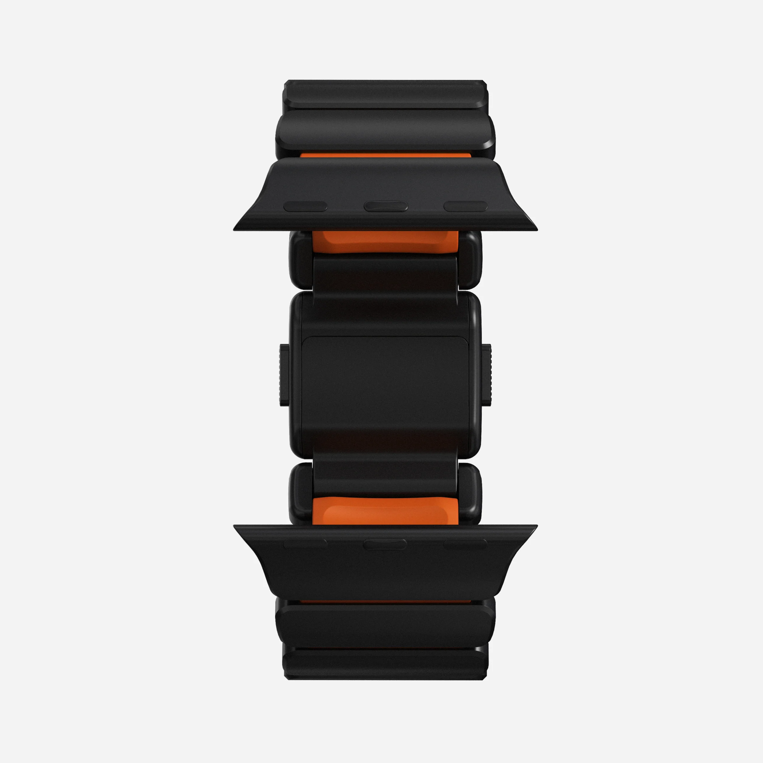 Ремінець Nomad Stratos Band Black Hardware для Apple Watch 46mm/49mm - Ultra Orange (NM011116858)