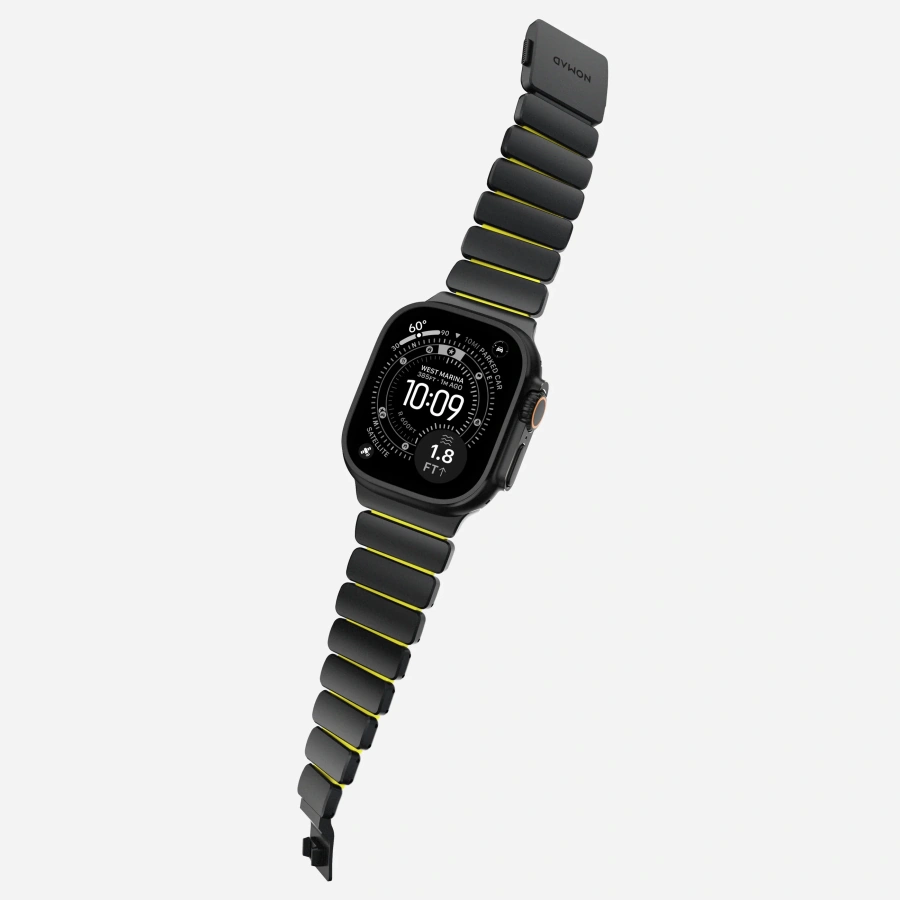 Ремешок Nomad Stratos Band Black Hardware для Apple Watch 46mm/49mm - Volt (NM011130858)