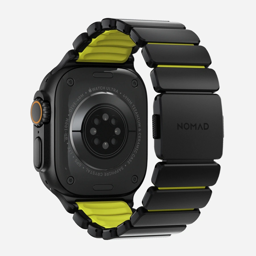Ремешок Nomad Stratos Band Black Hardware для Apple Watch 46mm/49mm - Volt (NM011130858)