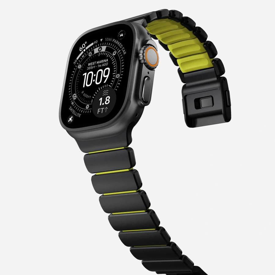Ремешок Nomad Stratos Band Black Hardware для Apple Watch 46mm/49mm - Volt (NM011130858)