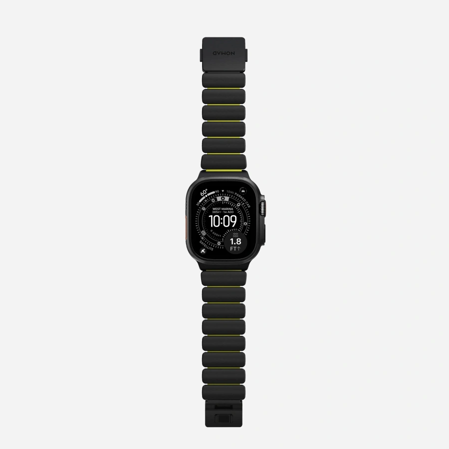 Ремешок Nomad Stratos Band Black Hardware для Apple Watch 46mm/49mm - Volt (NM011130858)