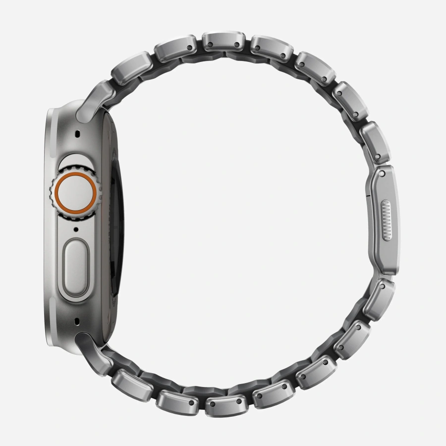 Ремешок Nomad Stratos Band Natural Hardware для Apple Watch 46mm/49mm - Black (NM014421858)