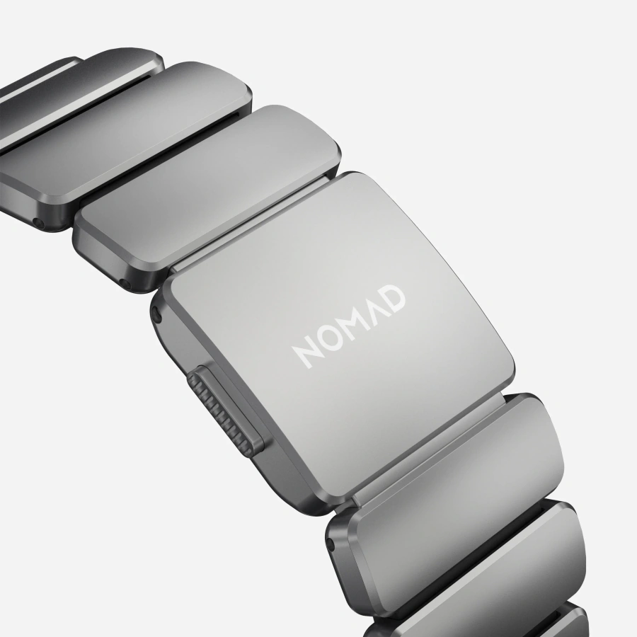 Ремешок Nomad Stratos Band Natural Hardware для Apple Watch 46mm/49mm - Black (NM014421858)
