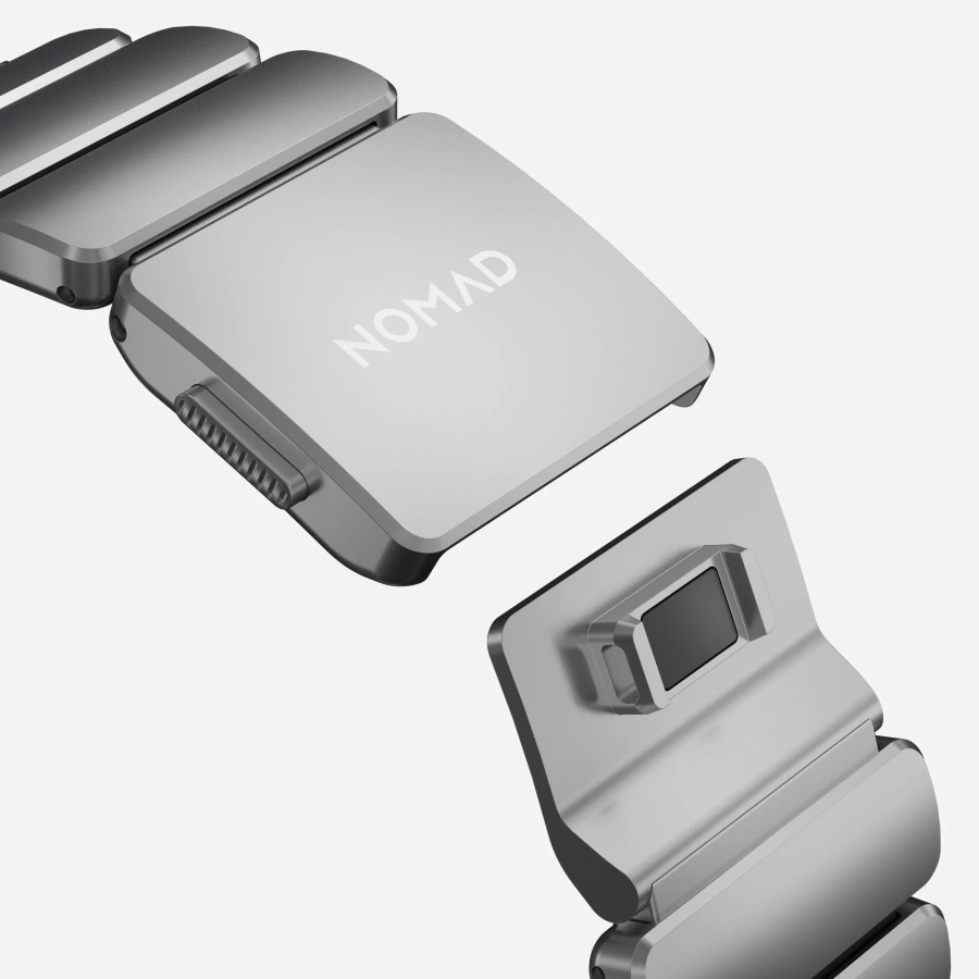 Ремешок Nomad Stratos Band Natural Hardware для Apple Watch 46mm/49mm - Black (NM014421858)