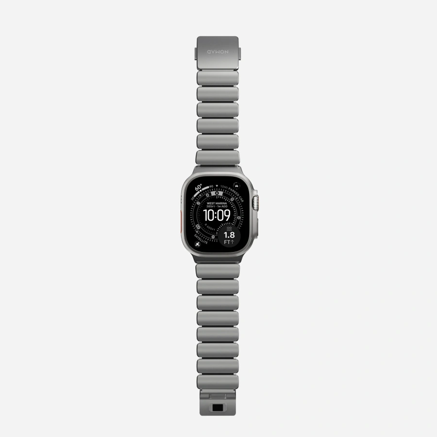 Ремешок Nomad Stratos Band Natural Hardware для Apple Watch 46mm/49mm - Black (NM014421858)