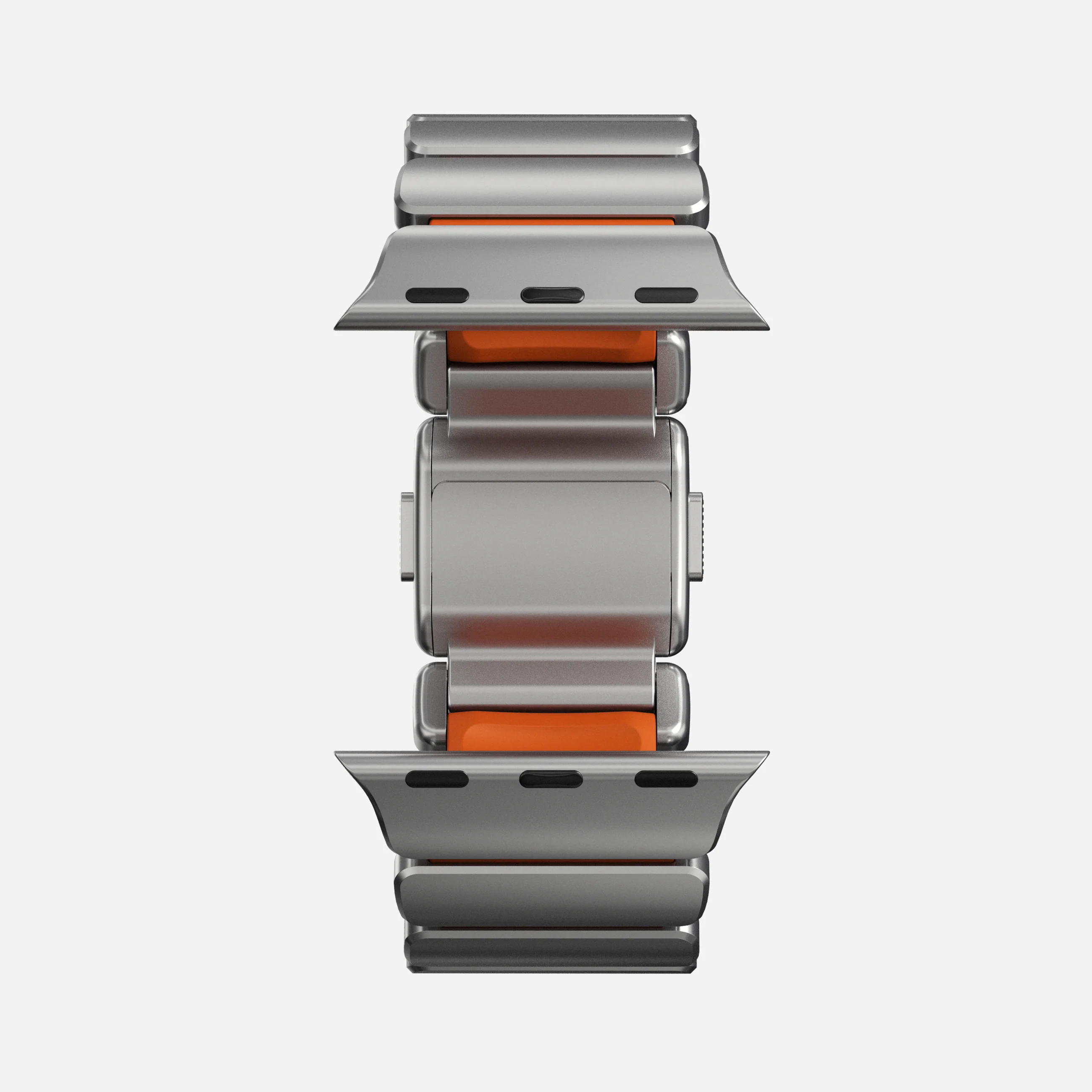 Ремінець Nomad Stratos Band Natural Hardware для Apple Watch 46mm/49mm - Ultra Orange (NM011123858)