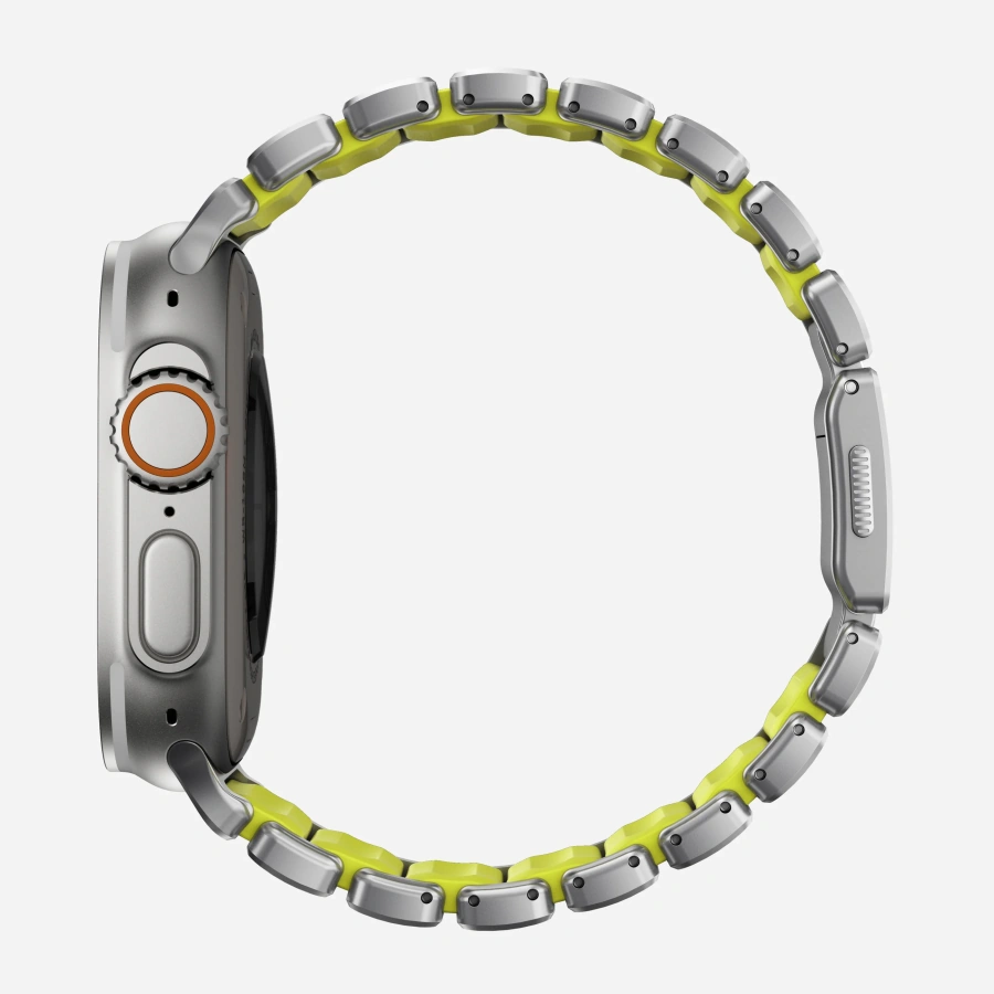 Ремінець Nomad Stratos Band Natural Hardware для Apple Watch 46mm/49mm - Volt (NM011147858)