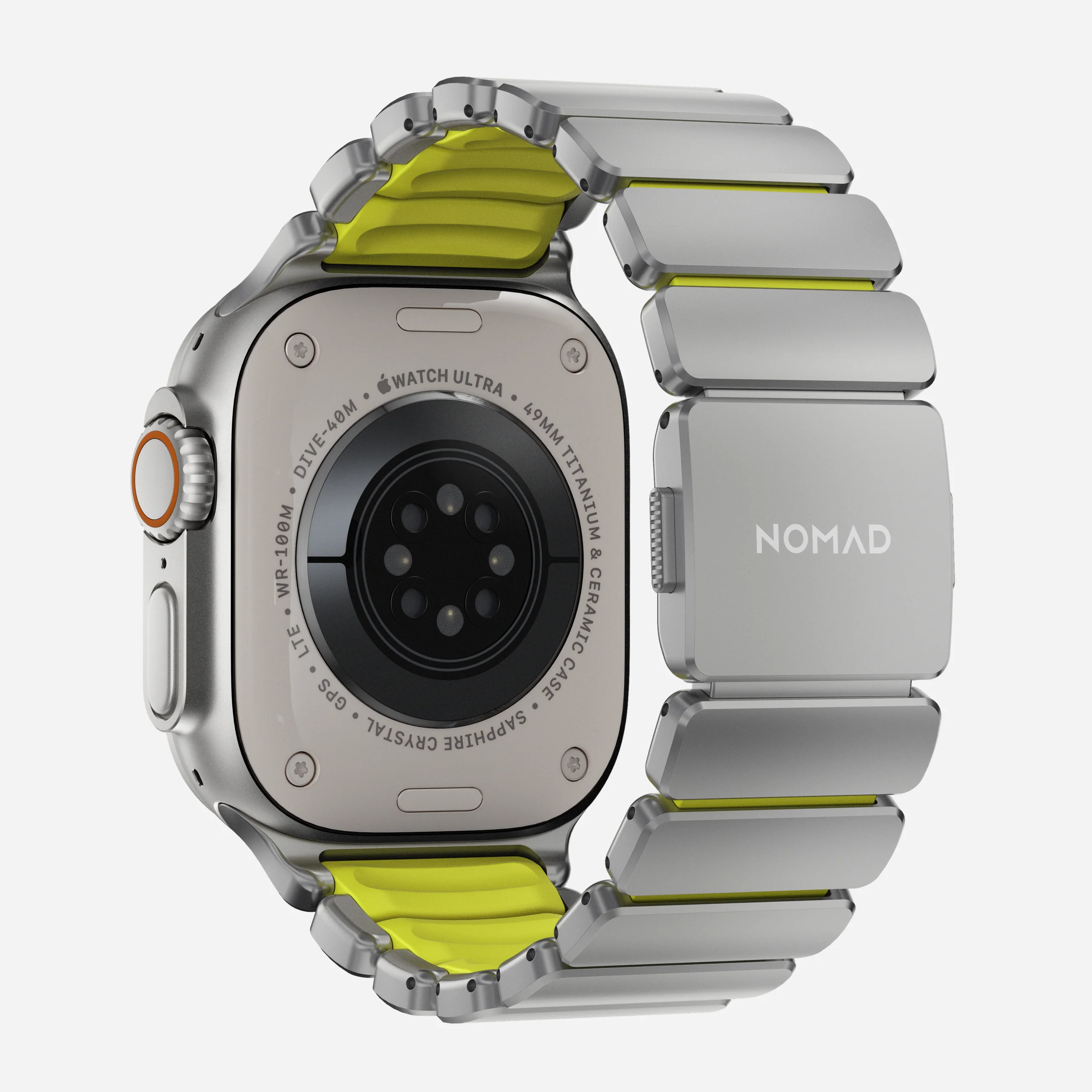 Ремінець Nomad Stratos Band Natural Hardware для Apple Watch 46mm/49mm - Volt (NM011147858)