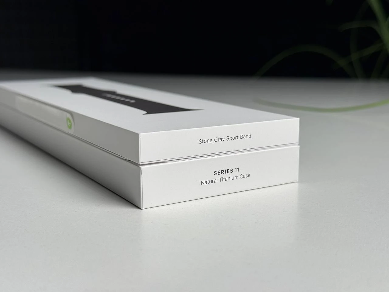 OPEN BOX Apple Watch Series 11 GPS + Cellular 42mm Natural Titanium Case with Stone Gray Sport Band - M/L (MF8N4) - Состояние: идеальный | Аккумулятор: 100% | Комплектация: полный | Гарантія: 12 мес.