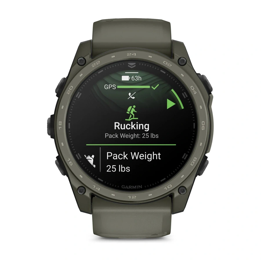 Смарт-годинник Garmin tactix 8 51 mm AMOLED Includes Applied Ballistics Ultralight Solver - Olive Drab Cerakote (010-04553-10/11)