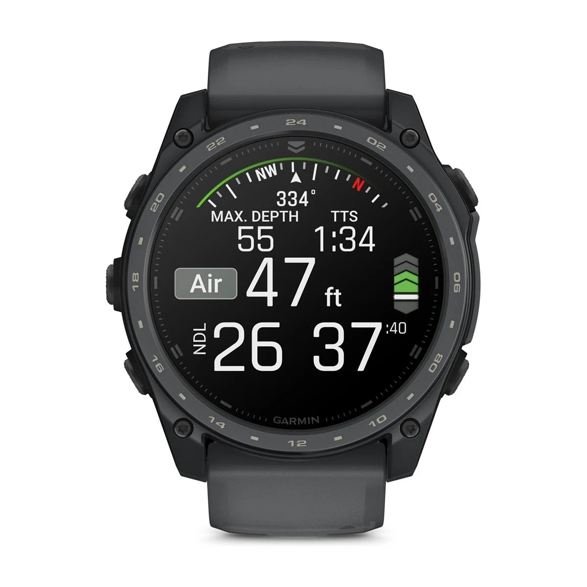 Смарт-годинник Garmin tactix 8 51 mm AMOLED Includes Applied Ballistics Ultralight Solver - Slate Gray Cerakote (010-04553-00/01)