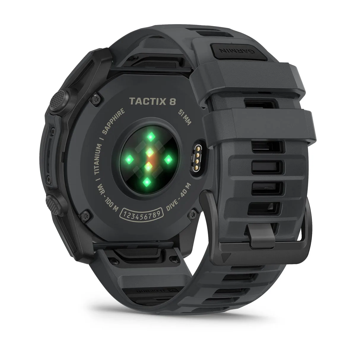 Смарт-годинник Garmin tactix 8 51 mm AMOLED Includes Applied Ballistics Ultralight Solver - Slate Gray Cerakote (010-04553-00/01)