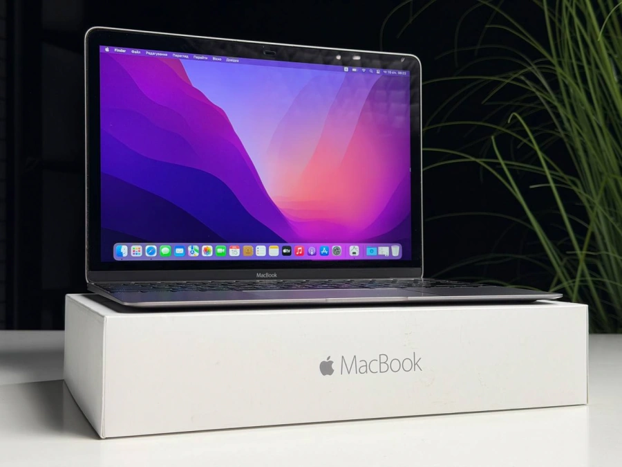 ВЖИВАНИЙ Б/У Apple MacBook 12" Space Gray (MLH72) 2016 - Состояние: хороший | Аккумлятор: 78% | Комплект: полный | Гарантия: 1 мес.