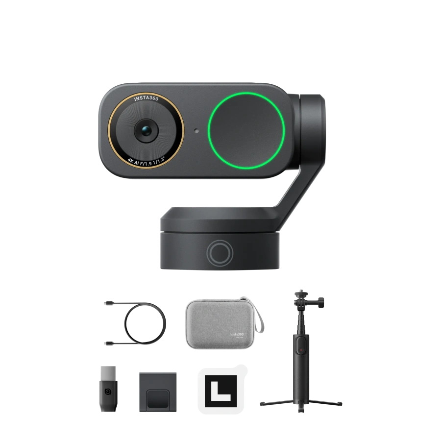 Веб-камера Insta360 Link 2 Pro [Get-Set Bundle] - Graphite Black