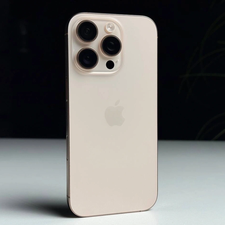 ВЖИВАНИЙ Б/У Apple iPhone 16 Pro 512GB Desert Titanium (MYNP3) - Состояние: идеальное | Аккумулятор: 100% | Комплектация: iPhone, кабель | Гарантия: 3 мес.