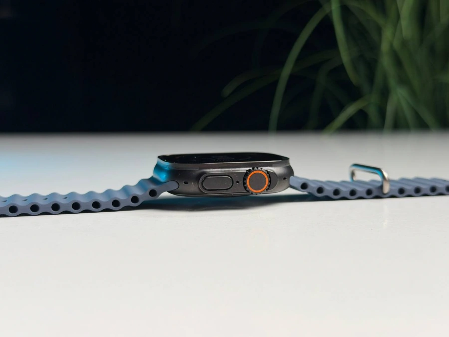 ВЖИВАНИЙ Б/У Apple Watch Ultra 3 GPS + Cellular 49mm Black Titanium Case with Anchor Blue Ocean Band (MF254+MGCJ4) - Состояние: хороший | Аккумулятор: 100% | Комплектация: часы, зарядка | Гарантия: 3 мес.