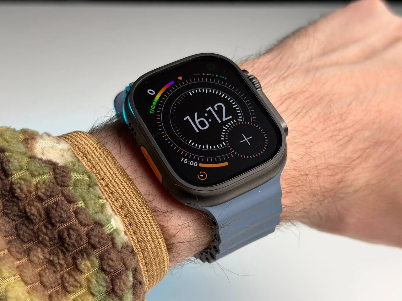 ВЖИВАНИЙ Б/У Apple Watch Ultra 3 GPS + Cellular 49mm Black Titanium Case with Anchor Blue Ocean Band (MF254+MGCJ4) - Состояние: хороший | Аккумулятор: 100% | Комплектация: часы, зарядка | Гарантия: 3 мес.