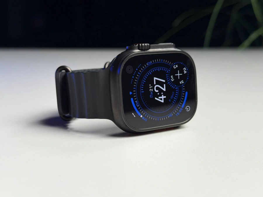 ВЖИВАНИЙ Б/У Apple Watch Ultra 3 GPS + Cellular 49mm Black Titanium Case with Black Ocean Band (MF0J4) - Состояние: хороший | Аккумулятор: 100% | Комплектация: часы, зарядка | Гарантия: 3 мес.