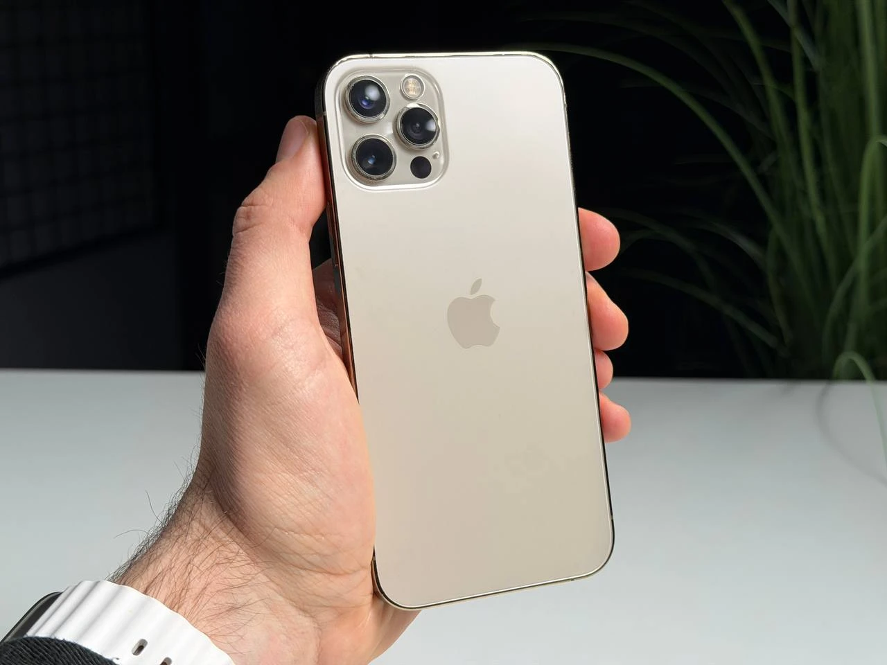 ВЖИВАНИЙ Б/У Apple iPhone 12 Pro 256GB Gold (MGLV3, MGMR3) - Состояние: хороший | Аккумулятор: 100% | Комплектация: iPhone, кабель | Гарантия: 3 мес.