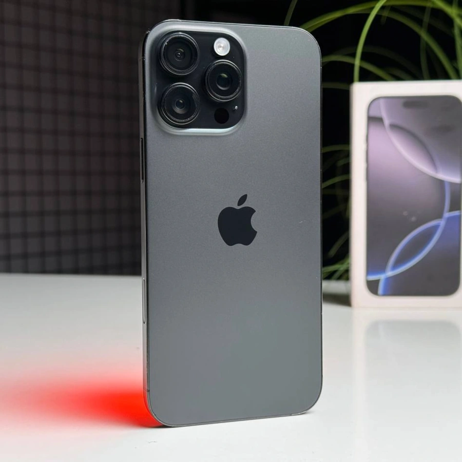 MDM Apple iPhone 16 Pro Max 512GB Black Titanium (MYX03) - Стан: гарний | Акумулятор: 96% | Комплектація: повний | Гарантія: 3 міс.