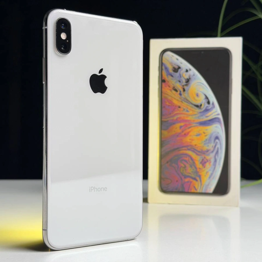 ВЖИВАНИЙ Б/У Apple iPhone XS Max 256GB Silver (MT542) - Стан: гарний | Акумулятор: 100% | Комплектація: повний | Гарантія: 3 міс.