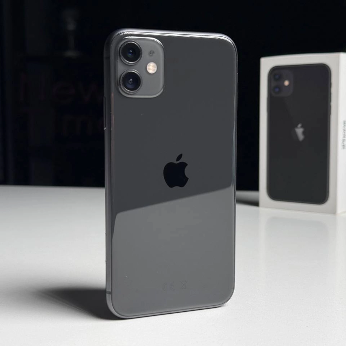 ВЖИВАНИЙ Б/У Apple iPhone 11 128GB Black (MWLE2) - Состояние: удовлетворительный | Аккумулятор: 100% | Комплектация: полный | Гарантия: 3 мес.