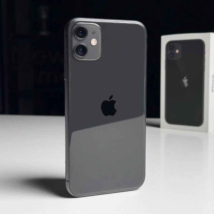ВЖИВАНИЙ Б/У Apple iPhone 11 128GB Black (MWLE2) - Стан: задовільний | Акумулятор: 100% | Комплектація: повний | Гарантія: 3 міс.