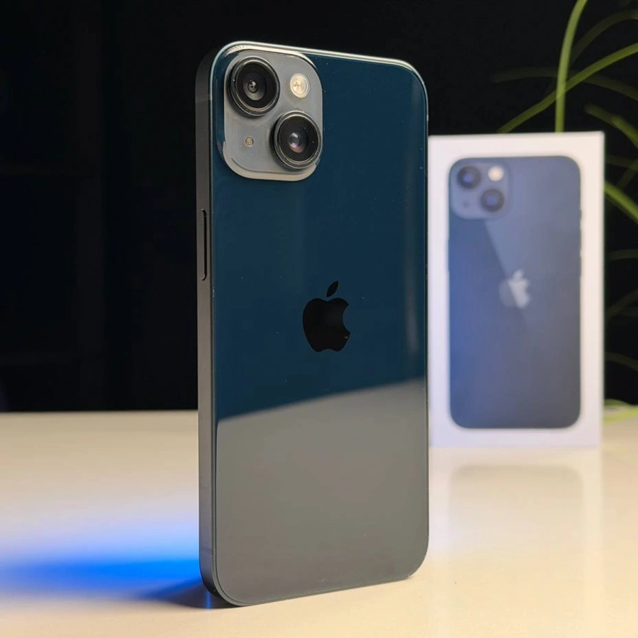 ВЖИВАНИЙ Б/У Apple iPhone 13 128GB Midnight (MLML3, MLPF3) - Стан: гарний | Акумулятор: 100% | Комплектація: повний | Гарантія: 3 міс.