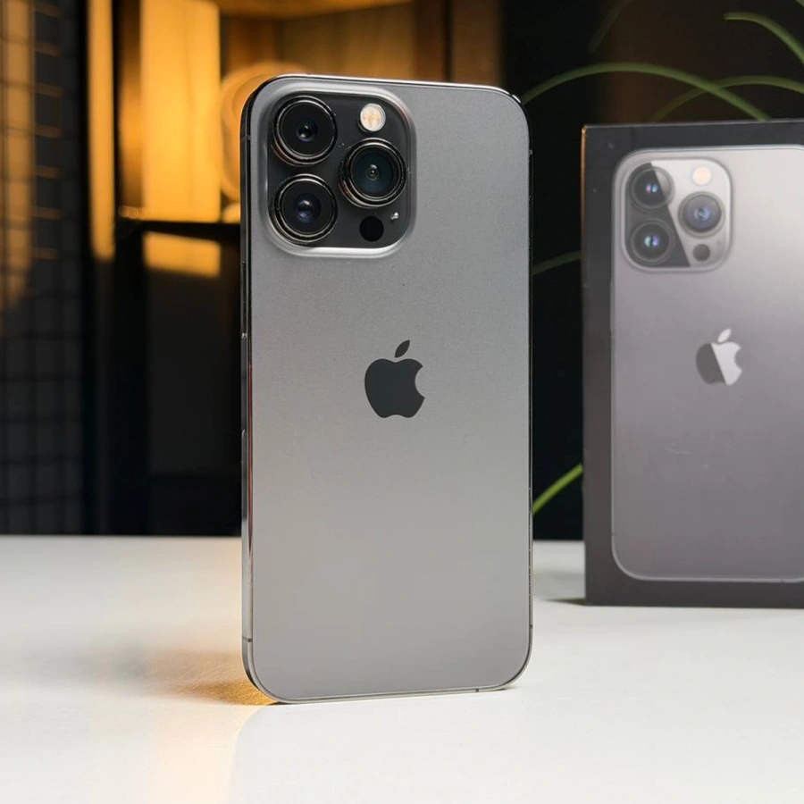ВЖИВАНИЙ Б/У Apple iPhone 13 Pro 256GB Graphite (MLTW3, MLVE3) - Стан: гарний | Акумулятор: 100% | Комплектація: повний | Гарантія: 3 міс.