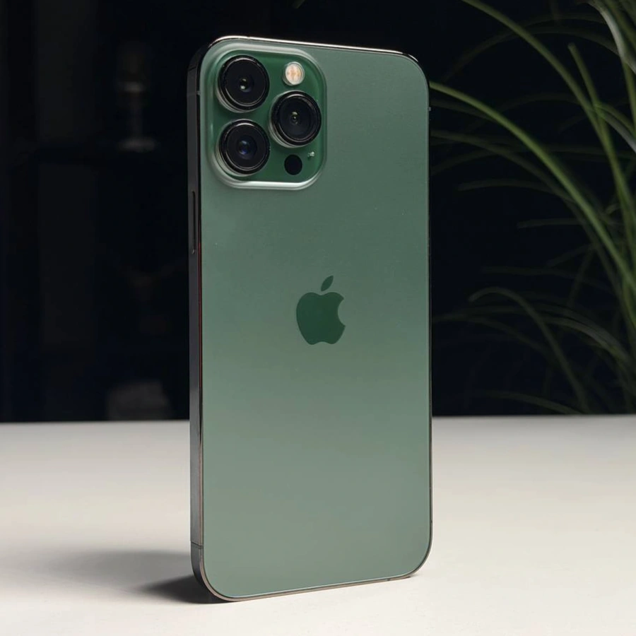 ВЖИВАНИЙ Б/У Apple iPhone 13 Pro Max 256GB Alpine Green (MNCQ3, MND03) - Стан: гарний | Акумулятор: 100% | Комплектація: iPhone, кабель | Гарантія: 3 міс.