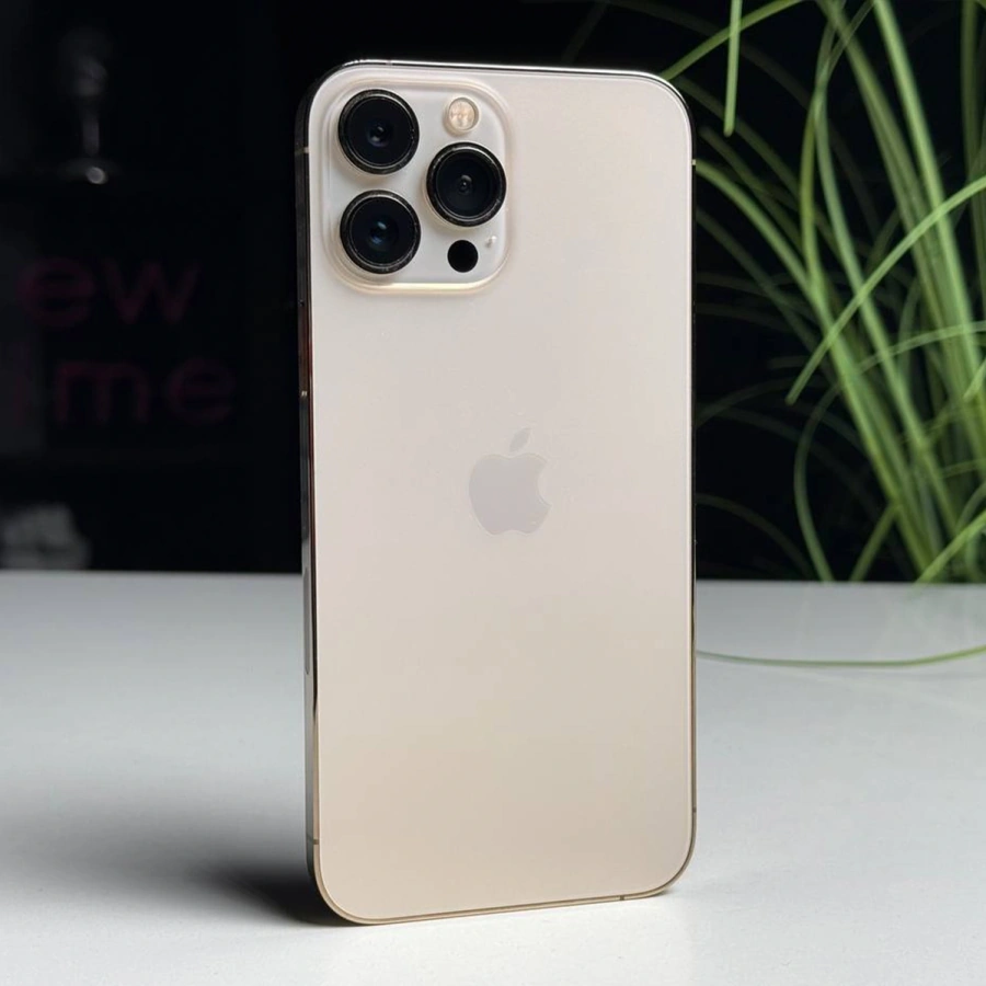 ВЖИВАНИЙ Б/У Apple iPhone 13 Pro Max 256GB Gold (MLKU3, MLLD3) - Стан: гарний | Акумулятор: 100% | Комплектація: iPhone, кабель | Гарантія: 3 міс.