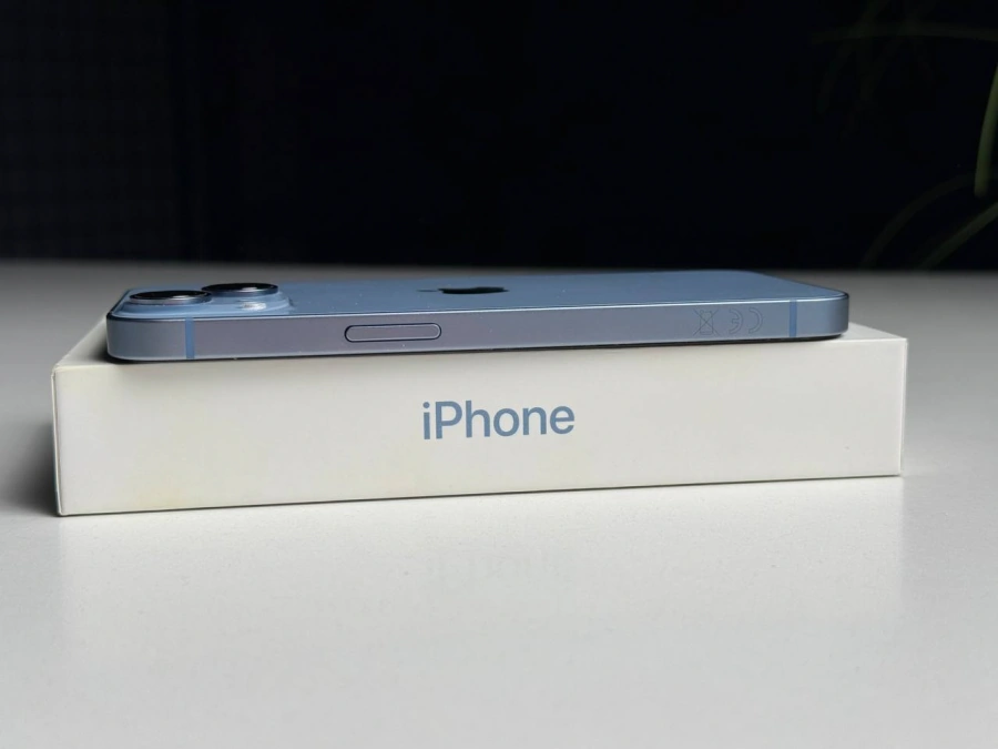 ВЖИВАНИЙ Б/У Apple iPhone 14 128GB Blue (MPVN3) - Состояние: хороший | Аккумулятор: 100% | Комплектация: полный | Гарантия: 3 мес.