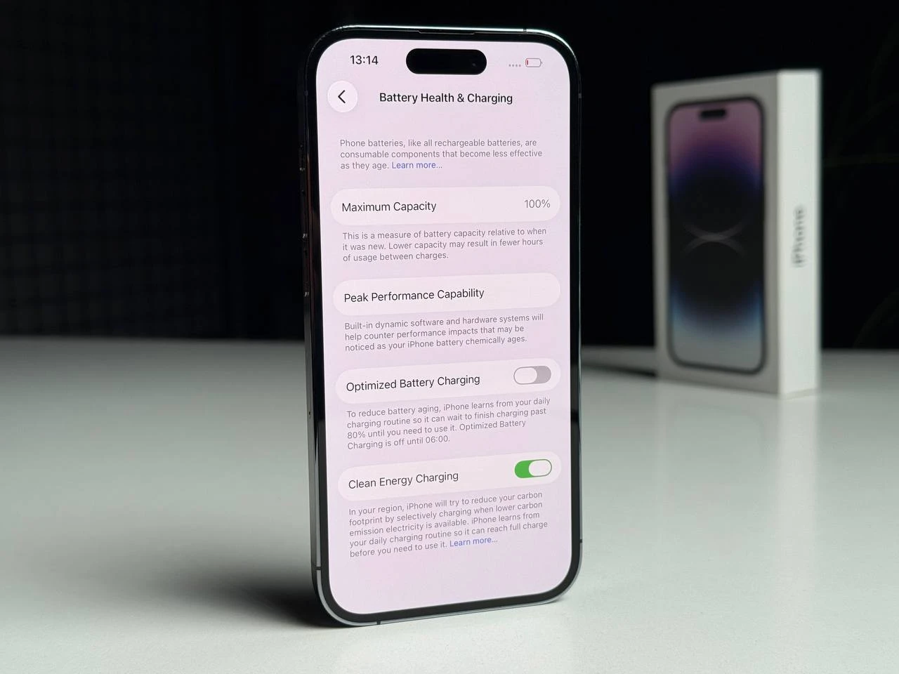 ВЖИВАНИЙ Б/У Apple iPhone 14 Pro 256GB Deep Purple (MQ1F3) - Стан: гарний | Акумулятор: 100% | Комплектація: повний | Гарантія: 3 міс.