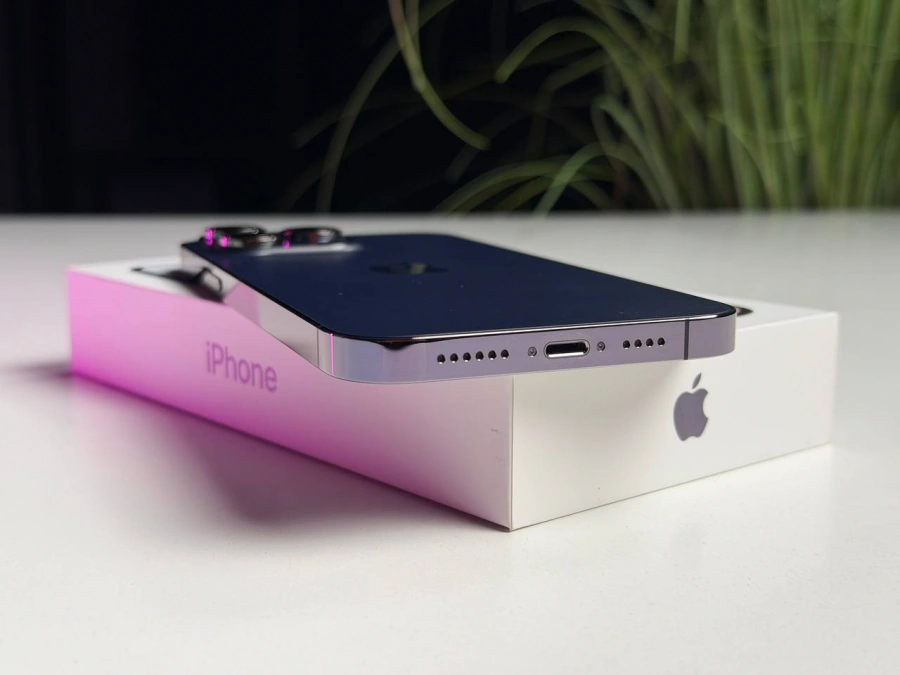 ВЖИВАНИЙ Б/У Apple iPhone 14 Pro Max 256GB Deep Purple (MQ9X3) - Стан: гарний | Акумулятор: 100% | Комплектація: повний | Гарантія: 3 міс.