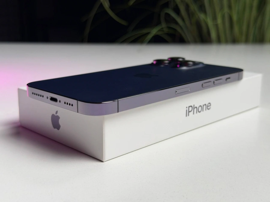 ВЖИВАНИЙ Б/У Apple iPhone 14 Pro Max 256GB Deep Purple (MQ9X3) - Стан: гарний | Акумулятор: 100% | Комплектація: повний | Гарантія: 3 міс.