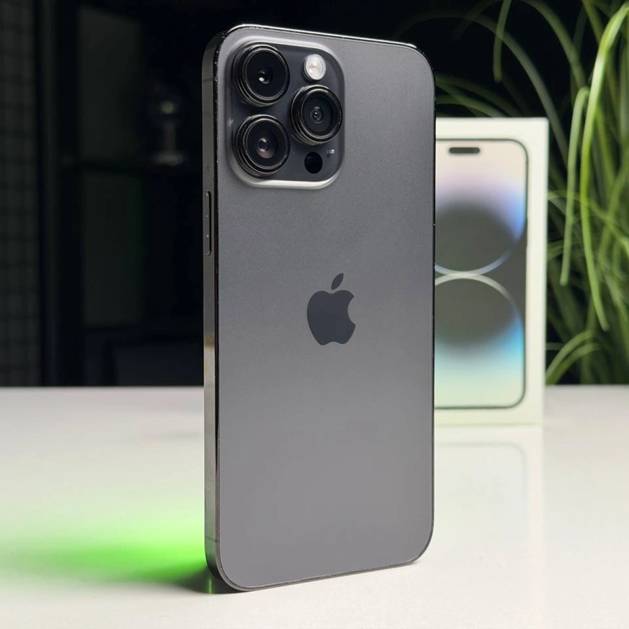 ВЖИВАНИЙ Б/У Apple iPhone 14 Pro Max 256GB Space Black (MQ9U3) - Стан: гарний | Акумулятор: 100% | Комплектація: повний | Гарантія: 3 міс.