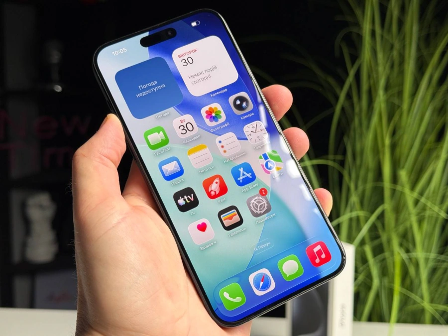 ВЖИВАНИЙ Б/У Apple iPhone 15 Pro Max 256GB Blue Titanium eSim (MU693) - Стан: гарний | Акумулятор: 87% | Комплектація: повний | Гарантія: 3 міс.