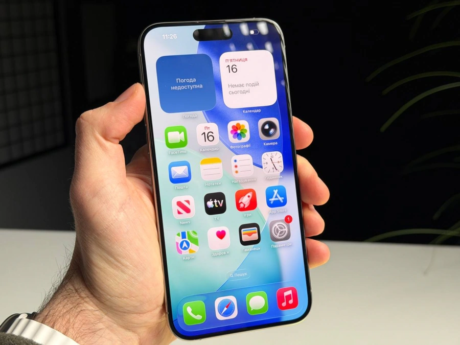 ВЖИВАНИЙ Б/У Apple iPhone 15 Pro Max 256GB Natural Titanium eSim (MU683) - Стан: гарний | Акумулятор: 100% | Комплектація: iPhone, кабель | Гарантія: 3 міс.