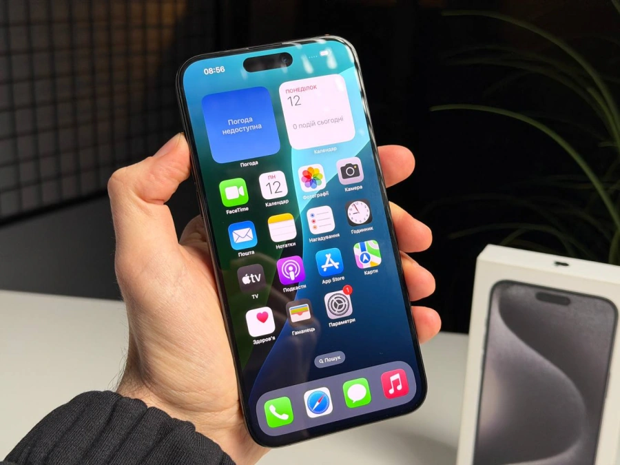 ВЖИВАНИЙ Б/У Apple iPhone 15 Pro Max 512GB Black Titanium (MU7C3) - Стан: гарний | Акумулятор: 87% | Комплектація: повний | Гарантія: 3 міс.
