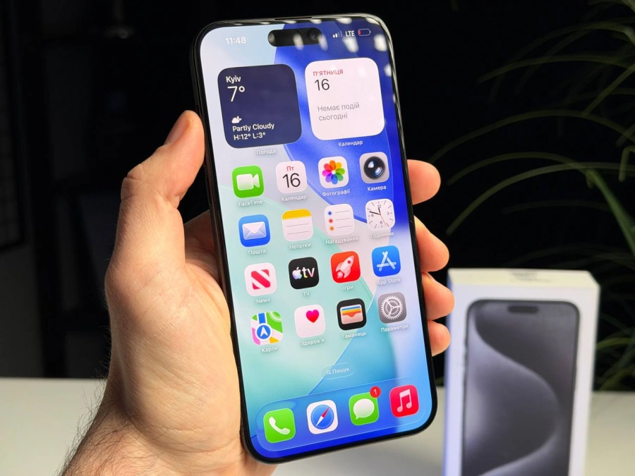 ВЖИВАНИЙ Б/У Apple iPhone 15 Pro Max 512GB Black Titanium (MU7C3) - Стан: гарний | Акумулятор: 100% | Комплектація: повний | Гарантія: 3 міс.