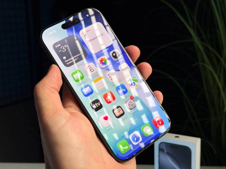 ВЖИВАНИЙ Б/У Apple iPhone 16 Pro 128GB Black Titanium (MYND3) - Стан: гарний | Акумулятор: 91% | Комплектація: повний | Гарантія: 3 міс.