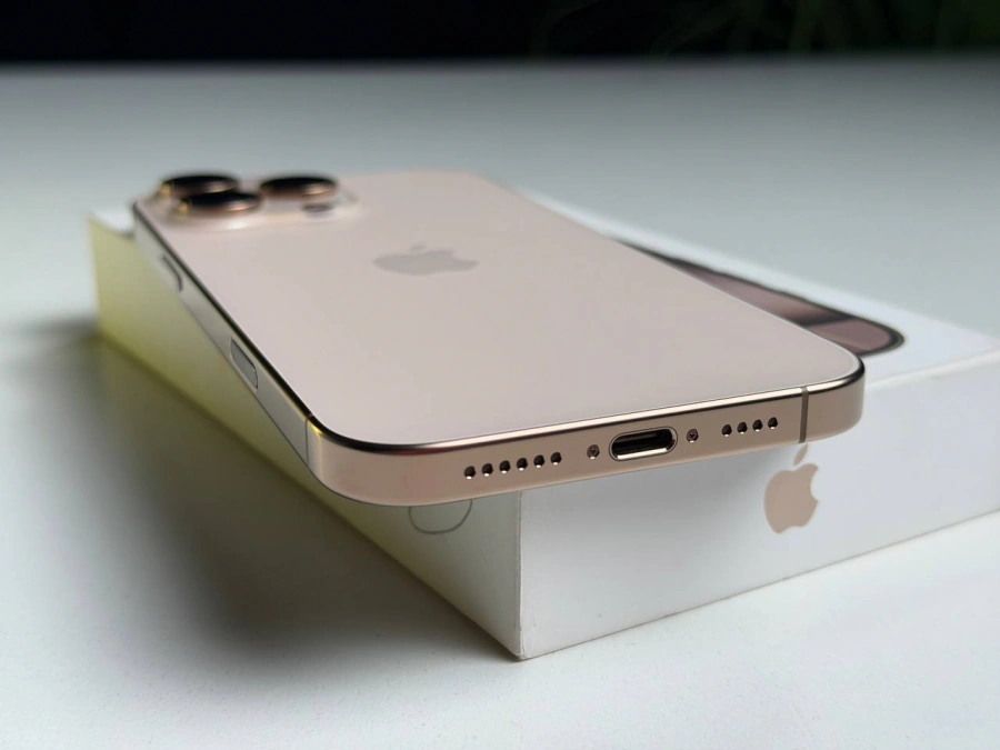 ВЖИВАНИЙ Б/У Apple iPhone 16 Pro Max 512GB Desert Titanium (MYX23) - Состояние: хороший | Аккумулятор: 100% | Комплектация: полный | Гарантия: 3 мес.