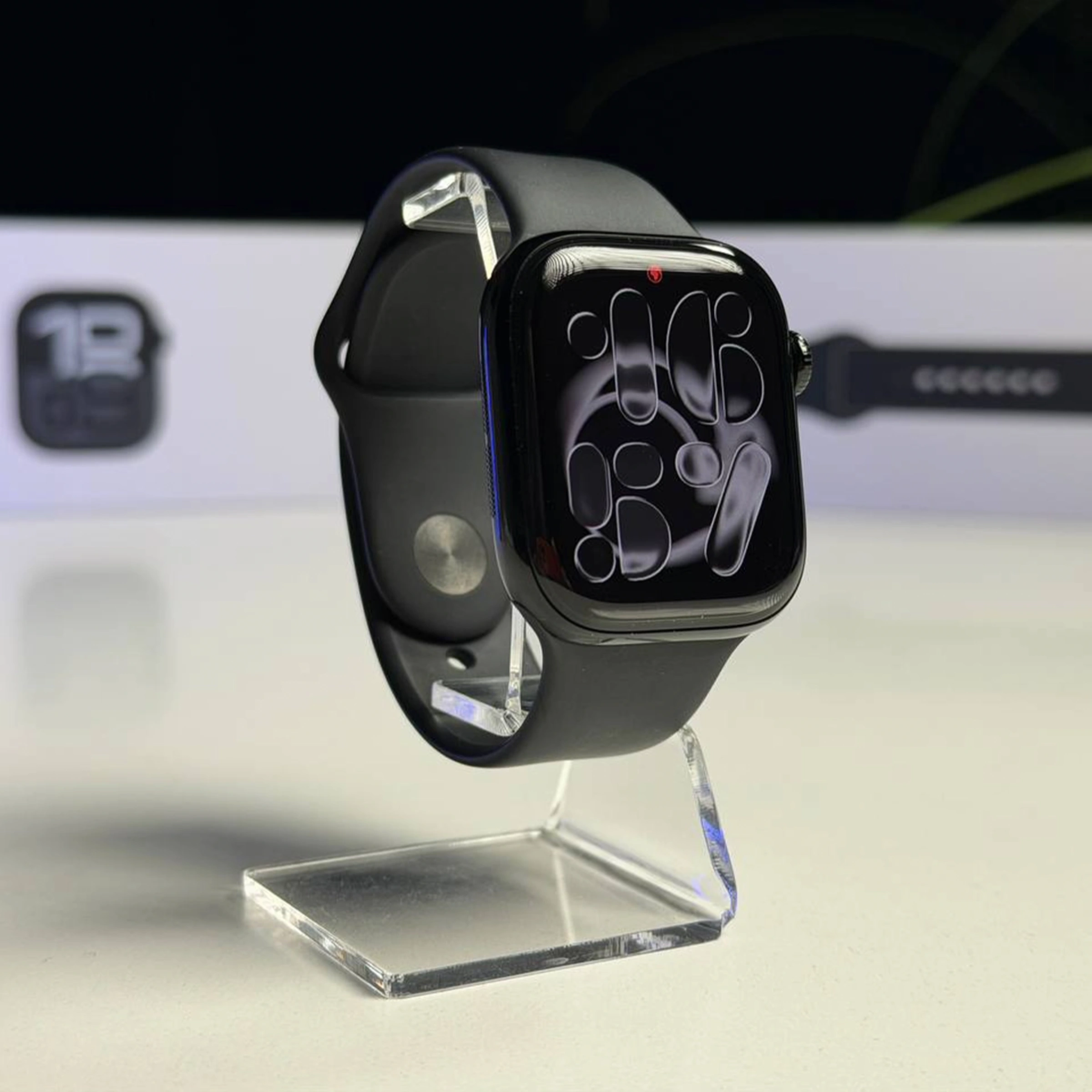 ВЖИВАНИЙ Б/У Apple Watch Series 10 GPS 42mm Jet Black Aluminum Case with Black Sport Band - S/M (MWWE3) - Состояние: хороший | Аккумулятор: 100% | Комплектация: полный | Гарантия: 3 мес.